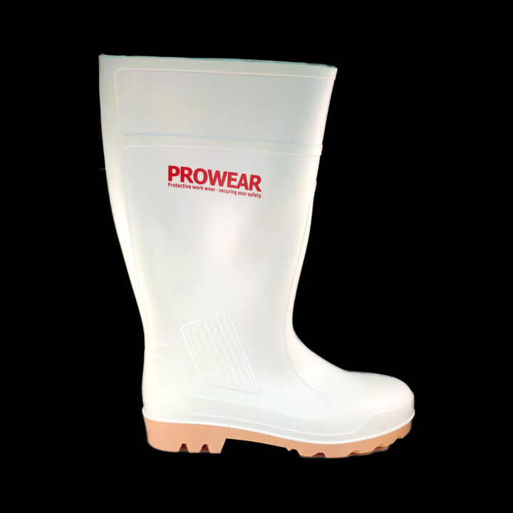 Steel Toe White Long-Boots - Guyana Safety Solutions